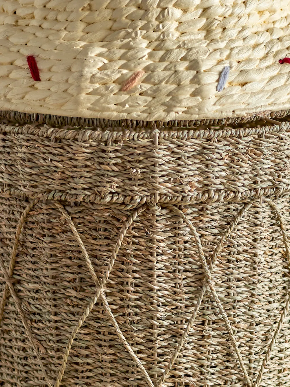 Bloomingvillemini Cillie Kurv m/Låg, Natur, Vandhyacint-Børn Kurve