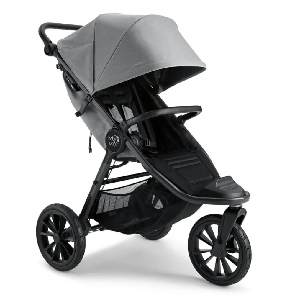 Baby Jogger City Elite 2 inkl. frontbøjle - pike- Klapvogne Med Flade Sæder