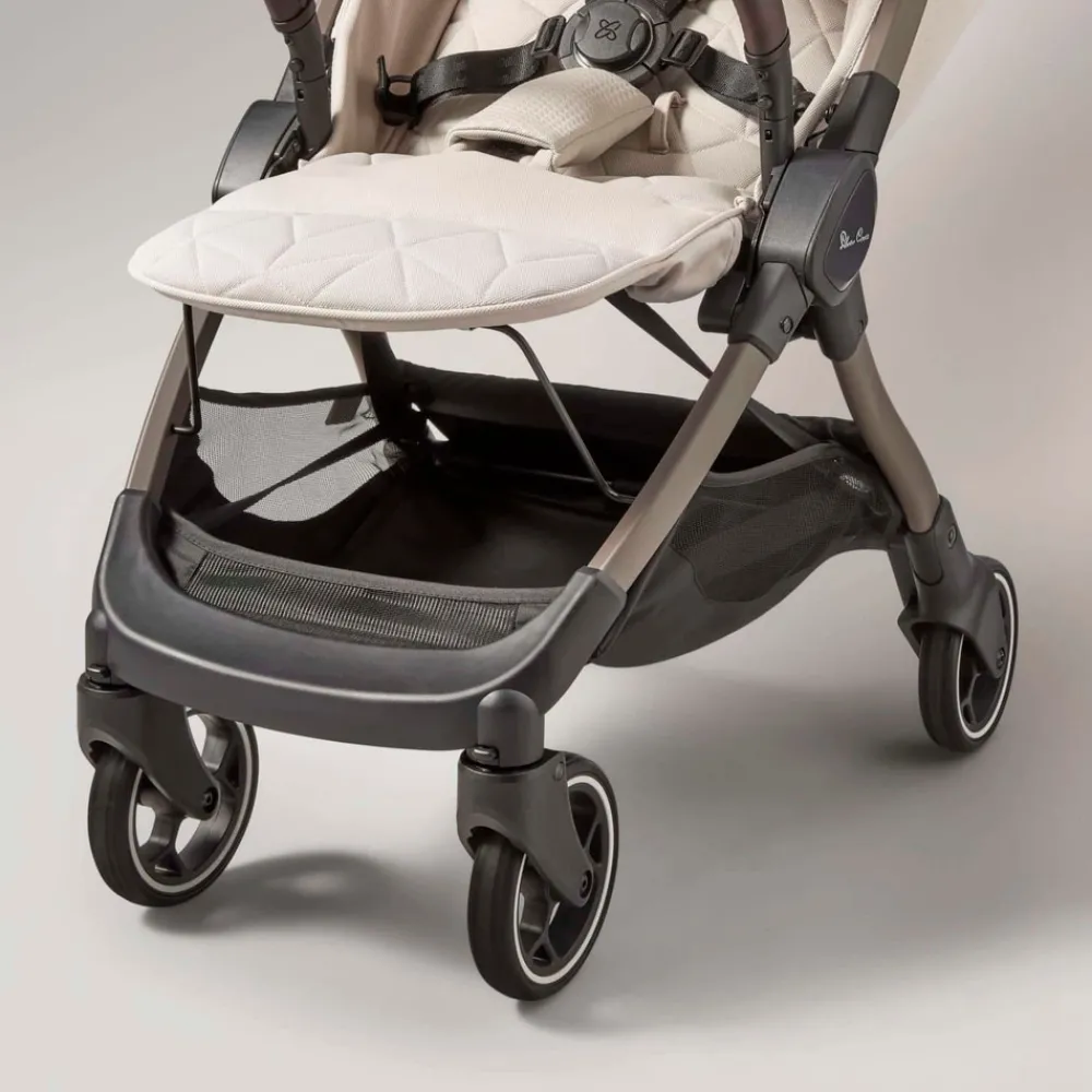 Silver Cross Clic Klapvogn - Almond- Klapvogne Med Flade Sæder