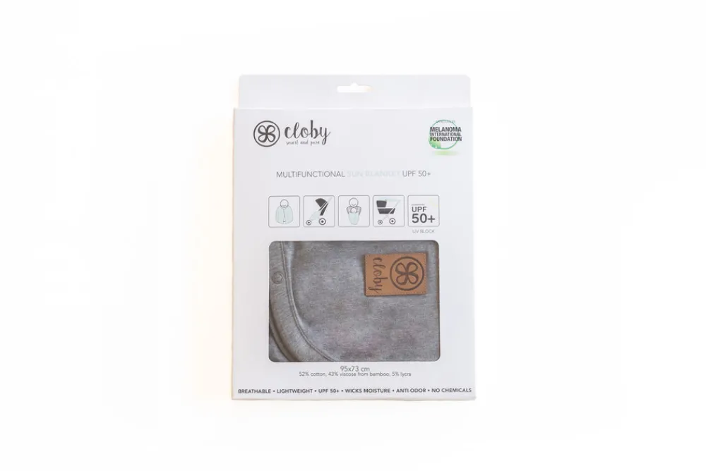 Cloby UV tæppe - grå-Børn Tæpper|Solskærme & Kalecher