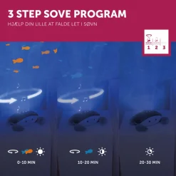 ZAZU CODY Projector Ocean, krabbe-Børn White Noise Og Højtalere|Lamper