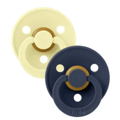 BIBS Colour 2 Pk Latex Str 1 Luna/Deep space- Sutter