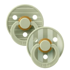 BIBS Colour 2 pk Pin Latex str. 2 Sage Mix- Sutter