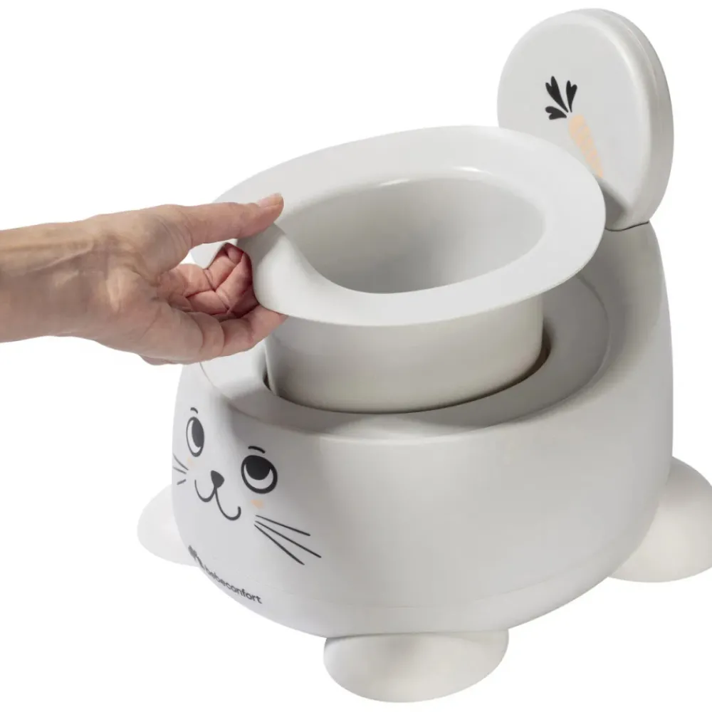 Bebeconfort Comfort potte rabbit grey- Potter, Toiletsæder & Skamler