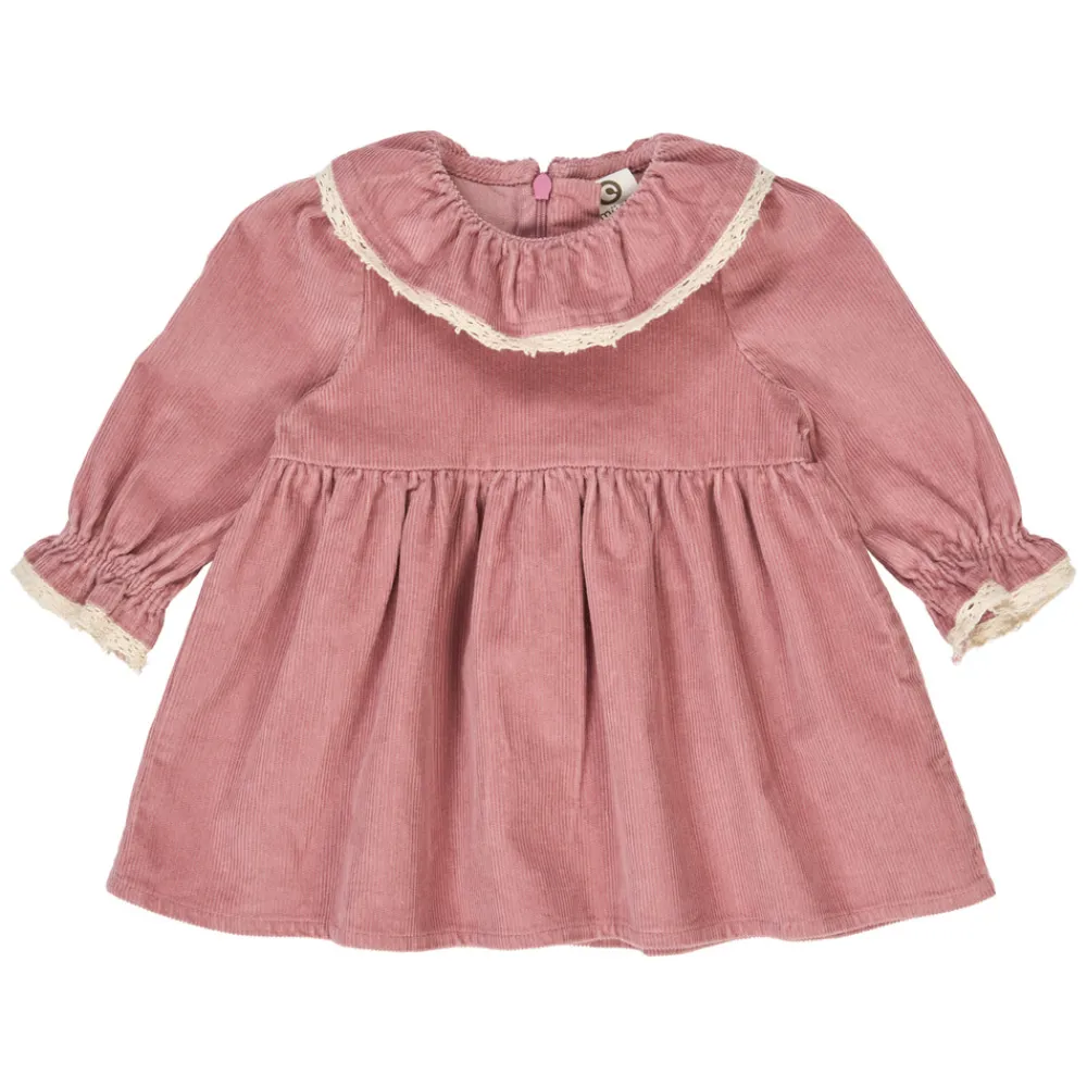 Müsli Corduroy Fløjl Kjole - Nostalgia Rose- Kjoler
