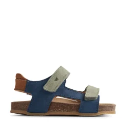 Wheat Corey kork sandal - blue- Sandaler Med Åben Tå
