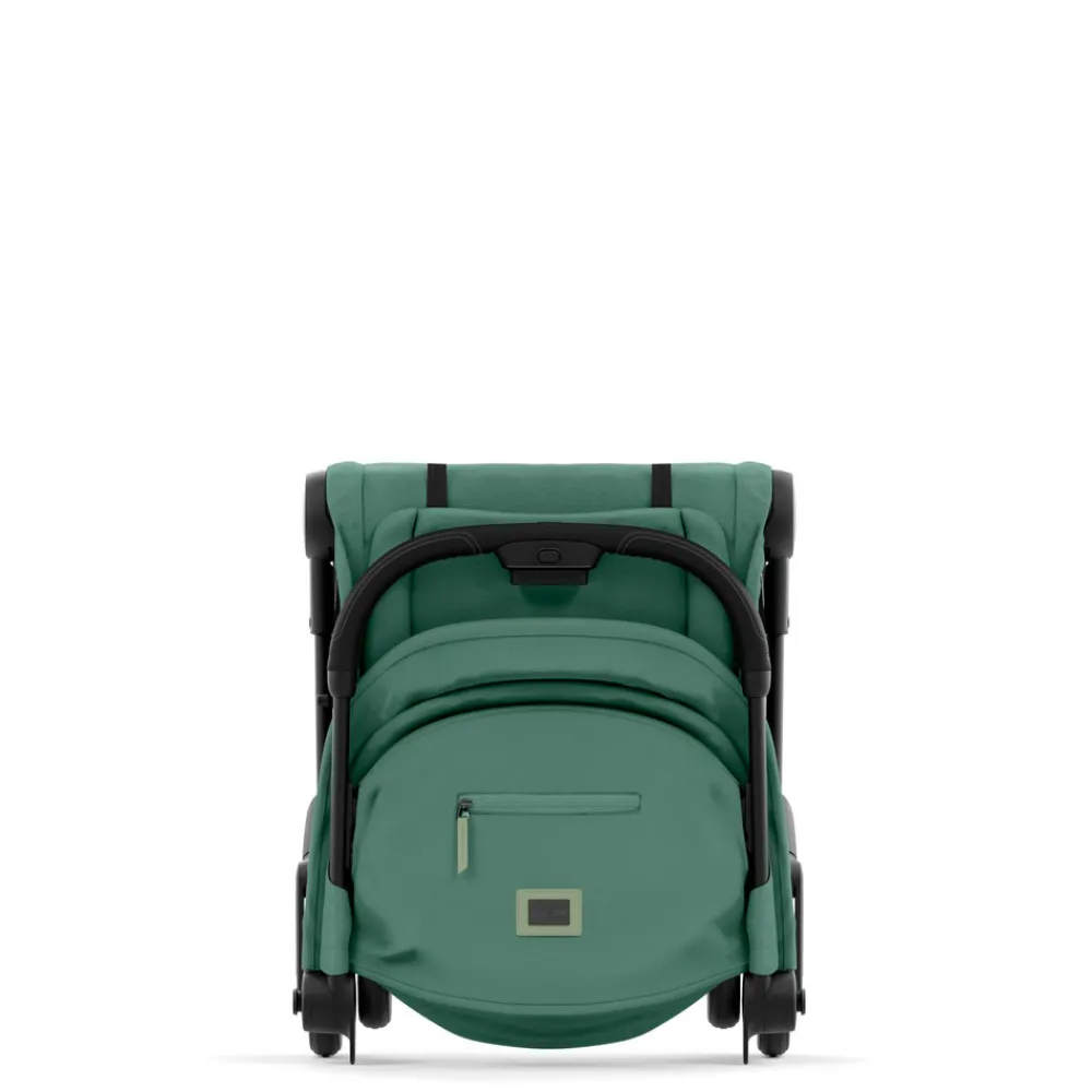 Cybex Coya - Matt Black Leaf Green- Rejseklapvogne