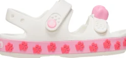 CROCS Crocband Cruiser Pet Sandal T - WHITE/PINK- Sandaler Med Åben Tå