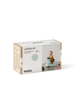 MODU Curiosity Set Ocean Mint / Forest Green- Store Byggesæt|Tumlemøbler