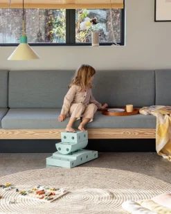 MODU Curiosity Set Ocean Mint / Forest Green- Store Byggesæt|Tumlemøbler