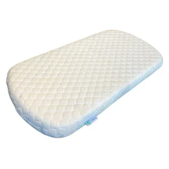 BeKids Curve babyseng sampak. - hvid/eg-Børn Tremmesenge