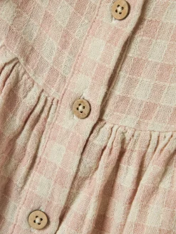 Lil' Atelier Dagmar ls løs kjole - PEACH WHIP- Kjoler