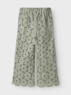 Lil' Atelier Dally brede bukser - FOREST FOG- Bukser