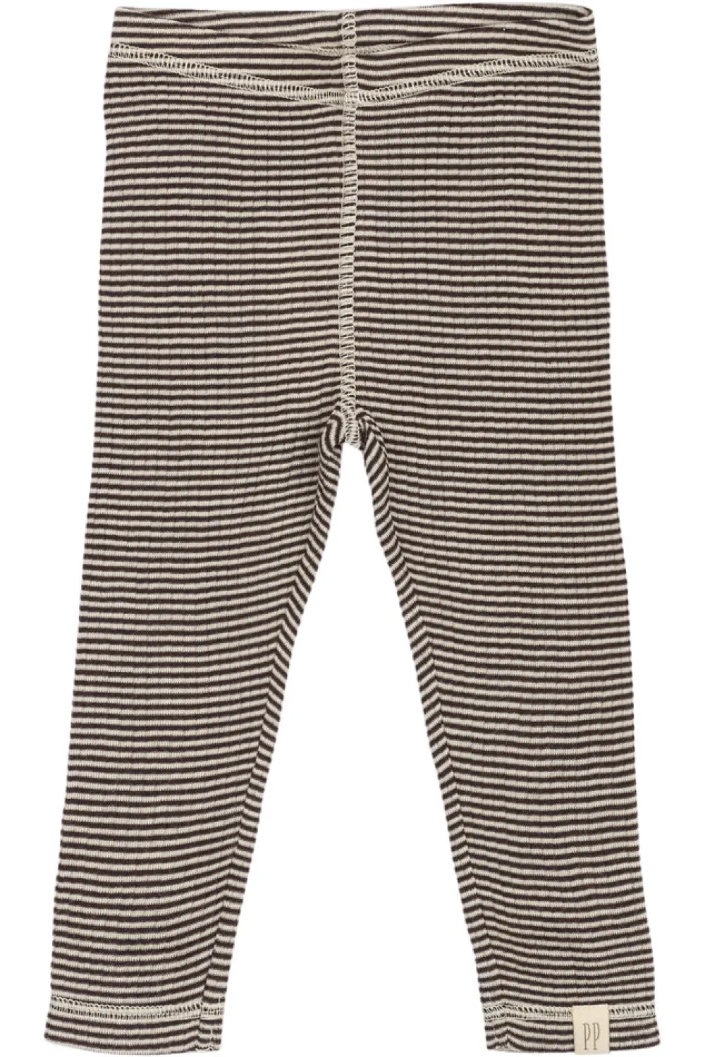 PETIT PIAO Dante Uld Leggings - Coffee Bean/Dark Off White- Uldunderdele|Leggings