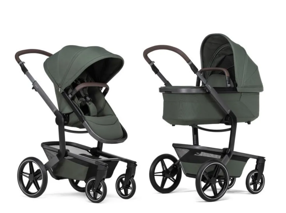 JOOLZ Day5 Komplet - Forest green- Kombivogne Med Ergonomiske Sæder