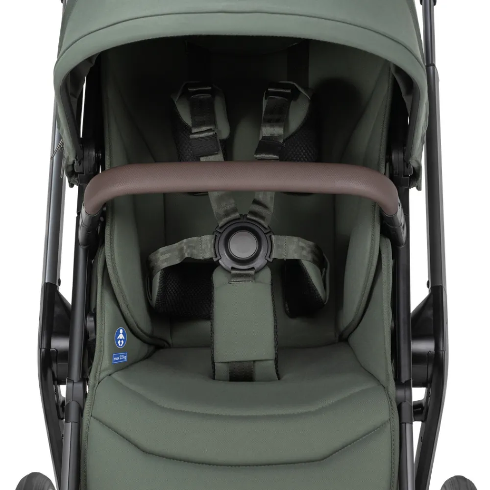 JOOLZ Day5 Komplet - Forest green- Kombivogne Med Ergonomiske Sæder