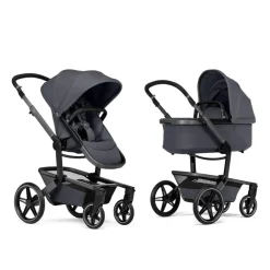 JOOLZ Day5 Komplet - Stone grey- Kombivogne Med Ergonomiske Sæder