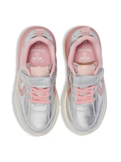 hummel Daylight glitter JR - Silver- Sneakers Med Blink|Sneakers Med Lys