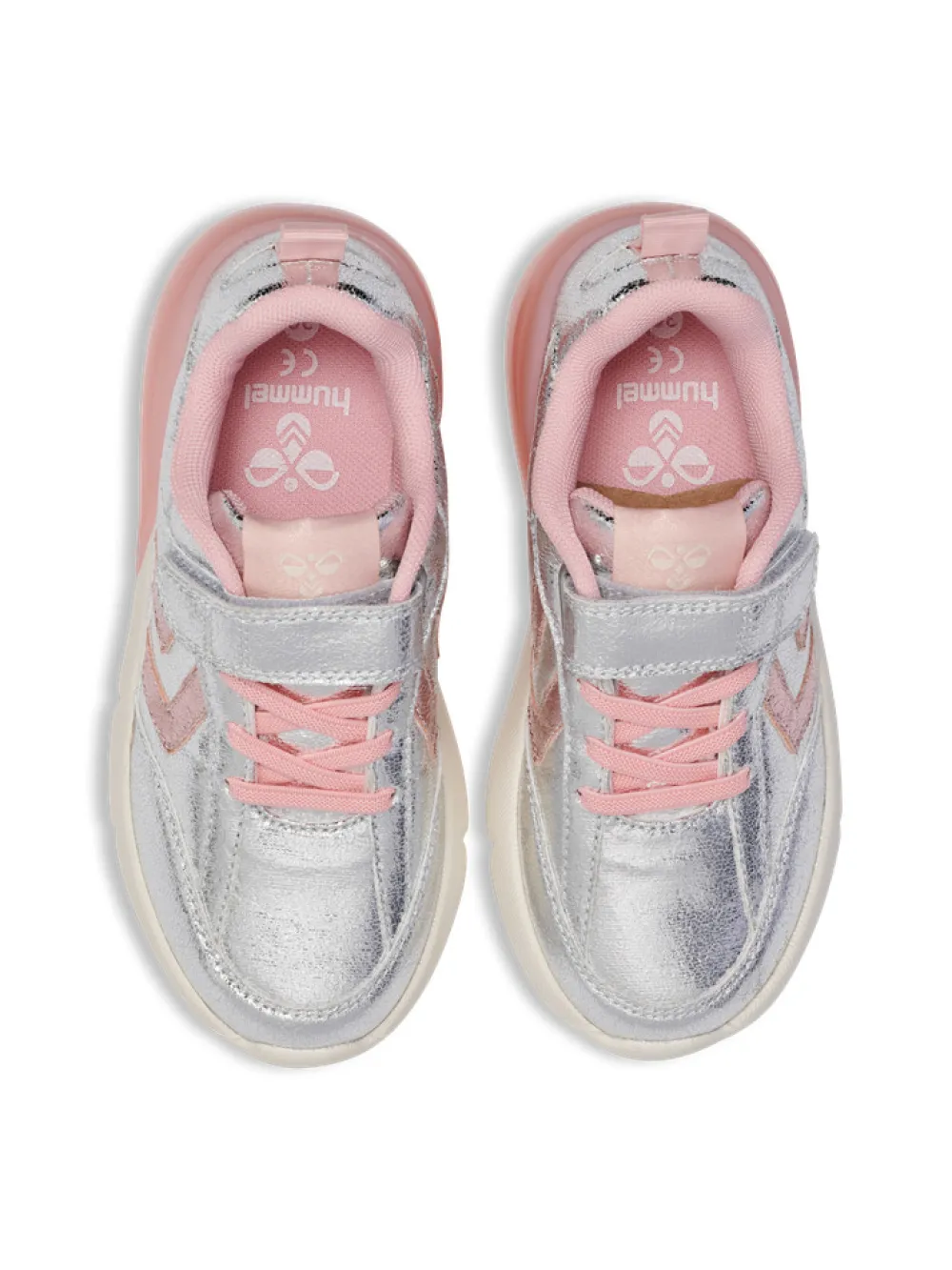 hummel Daylight glitter JR - Silver- Sneakers Med Blink|Sneakers Med Lys