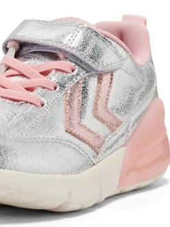 hummel Daylight glitter JR - Silver- Sneakers Med Blink|Sneakers Med Lys