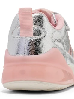 hummel Daylight glitter JR - Silver- Sneakers Med Blink|Sneakers Med Lys