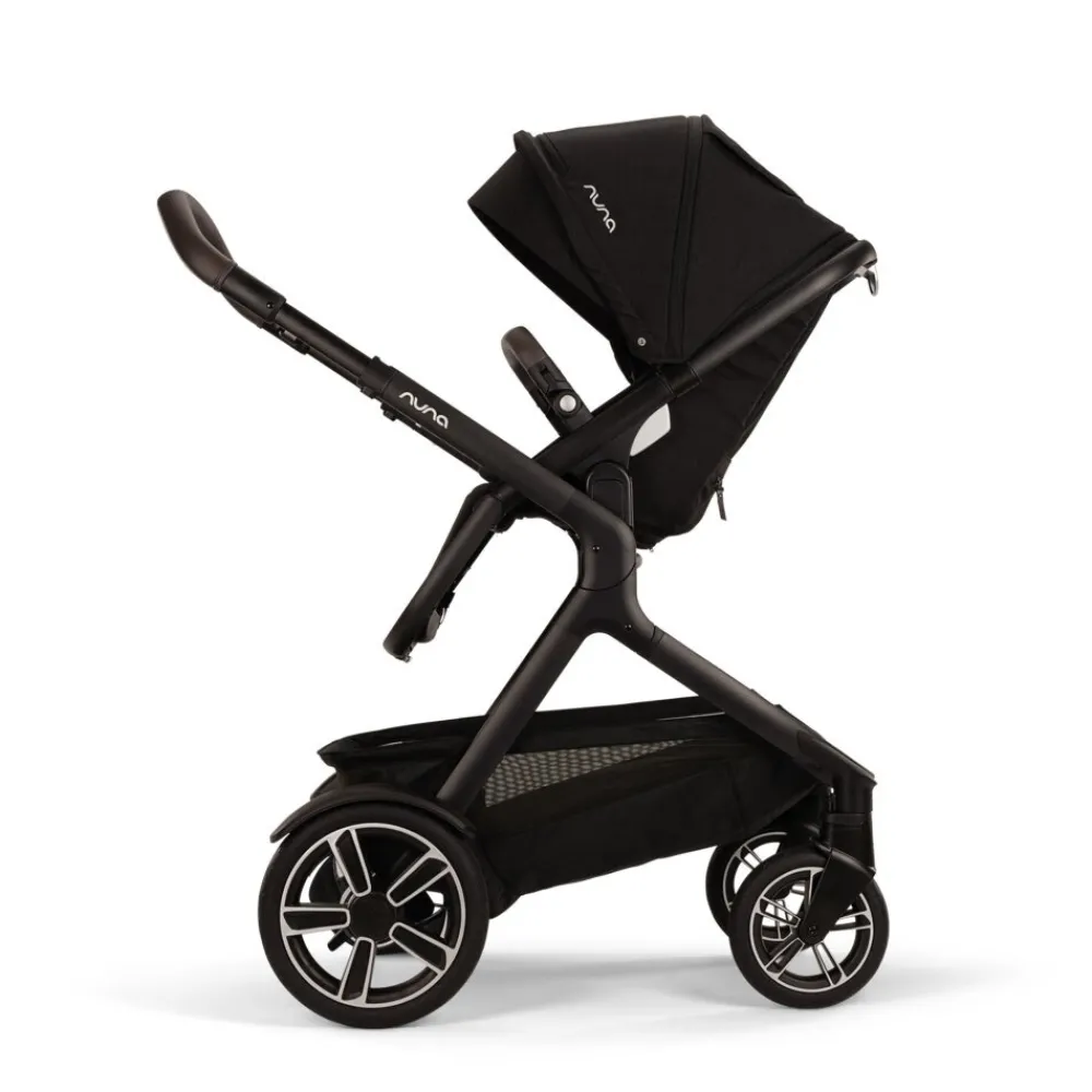 Nuna Demi Next inkl. liggedel - Caviar- Kombivogne Med Flade Sæder