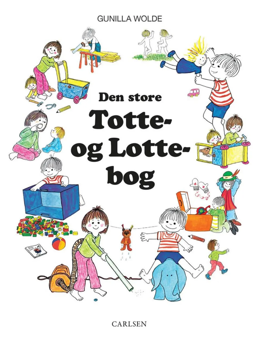 Carlsen Den store Totte og Lotte bog-Børn Godnathistorier|Børnebøger