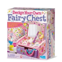 4M Design your own fairy chest-Børn Smykkeskrin|Kreasæt