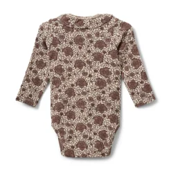 Sofie Schnoor Kids Dicte Langærmet Body - Flower- Bodystocking Langærmet