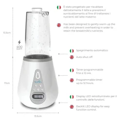 Nuvita Digital flaskevarmer og sterilisator- Tilberedning & Rengøring