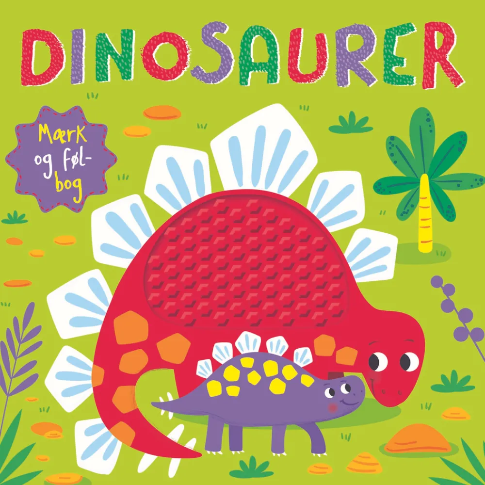 Alvilda Dinosaurer Mærk Og Føl-Bog- Røre- & Følebøger