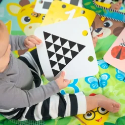 Baby Einstein Discovery Garden aktivitetstæppe og gulvspejl- Aktivitetstæpper