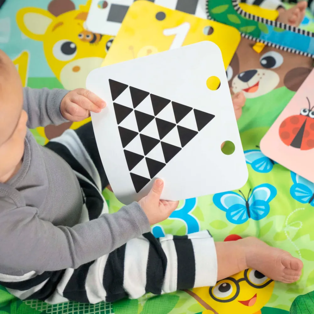 Baby Einstein Discovery Garden aktivitetstæppe og gulvspejl- Aktivitetstæpper