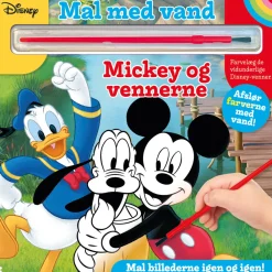 Alvilda Disney Mickey og venner - Mal med vand- Aktivitets- & Malebøger