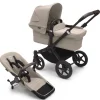 Bugaboo Donkey 5 Mono complete - desert taupe/black stel- Søskende/Tvillingevogne|Kombivogne Med Ergonomiske Sæder