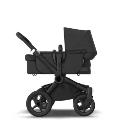 Bugaboo Donkey 5 mono complete - midnight black/black stel- Søskende/Tvillingevogne|Kombivogne Med Ergonomiske Sæder