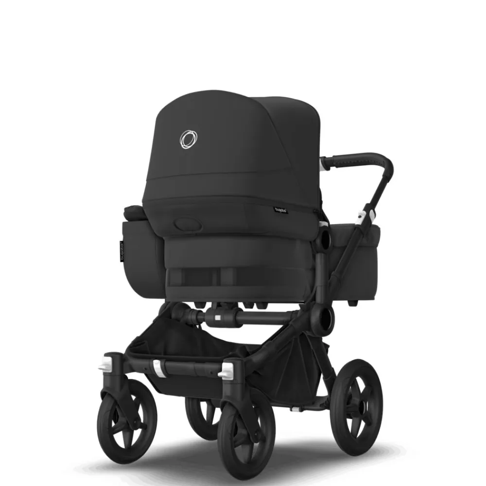 Bugaboo Donkey 5 mono complete - midnight black/black stel- Søskende/Tvillingevogne|Kombivogne Med Ergonomiske Sæder
