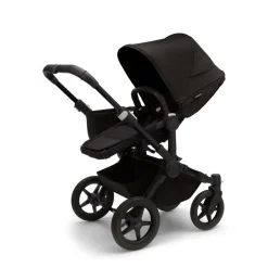 Bugaboo Donkey 5 mono complete - midnight black/black stel- Søskende/Tvillingevogne|Kombivogne Med Ergonomiske Sæder