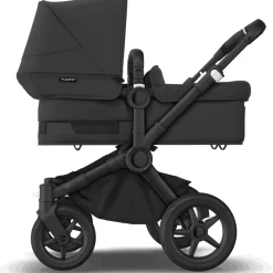 Bugaboo Donkey 5 søskendevogn complete - midnight black/black stel- Søskende/Tvillingevogne