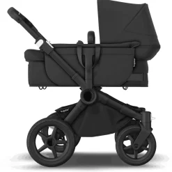 Bugaboo Donkey 5 søskendevogn complete - midnight black/black stel- Søskende/Tvillingevogne