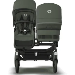 Bugaboo Donkey 5 søskendevogn complete - forest green/black stel- Søskende/Tvillingevogne