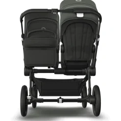 Bugaboo Donkey 5 søskendevogn complete - forest green/black stel- Søskende/Tvillingevogne
