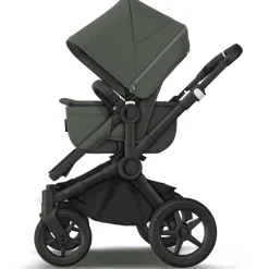 Bugaboo Donkey 5 søskendevogn complete - forest green/black stel- Søskende/Tvillingevogne