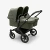 Bugaboo Donkey 5 Twin - forest green- Søskende/Tvillingevogne