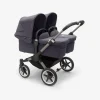 Bugaboo Donkey 5 Twin - stormy blue- Søskende/Tvillingevogne