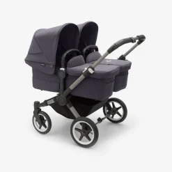 Bugaboo Donkey 5 Twin - stormy blue- Søskende/Tvillingevogne