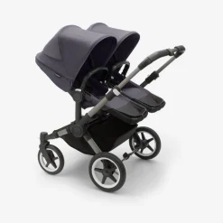 Bugaboo Donkey 5 Twin - stormy blue- Søskende/Tvillingevogne