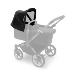 Bugaboo Donkey breezy sun canopy - Midnight Black- Solskærme & Kalecher