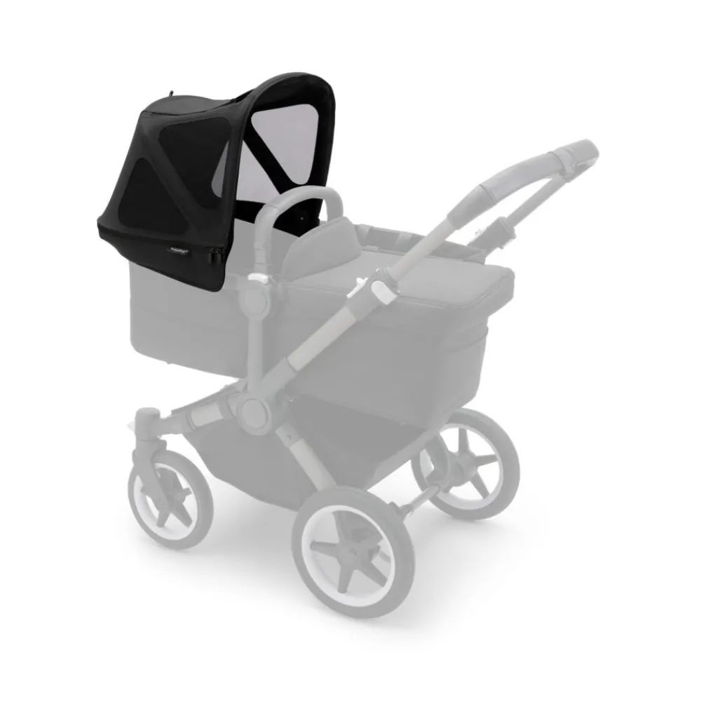 Bugaboo Donkey breezy sun canopy - Midnight Black- Solskærme & Kalecher