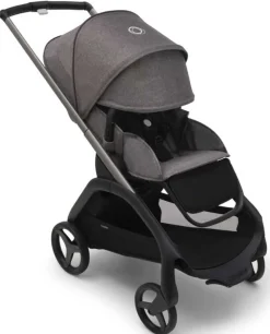 Bugaboo Dragonfly complete - graphite/grey melange- Klapvogne Med Ergonomiske Sæder